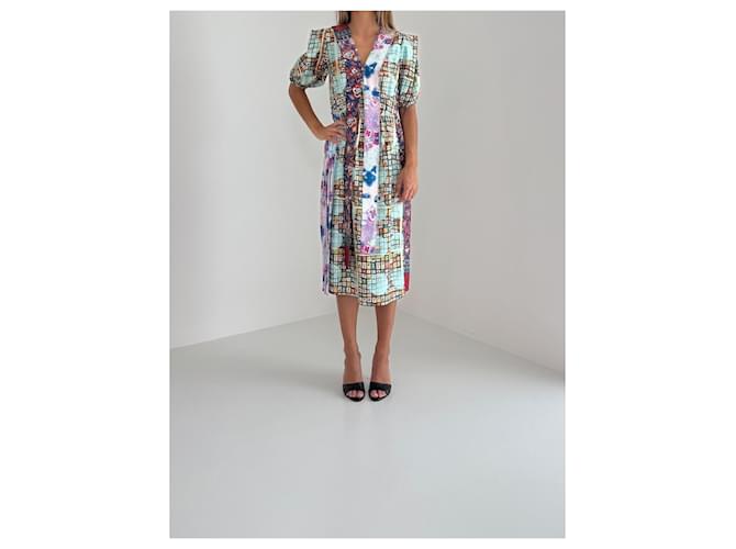 Vestido de seda estampado Marc Jacobs Multicolor - vista 2