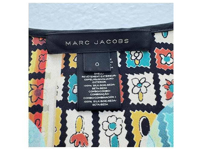 Vestido de seda estampado Marc Jacobs Multicolor - vista 6