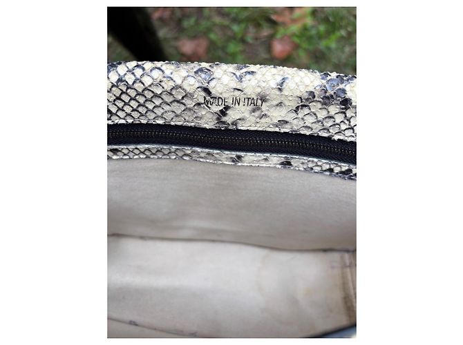 Zadig & Voltaire Optimist bag beige python pattern leather - view 14