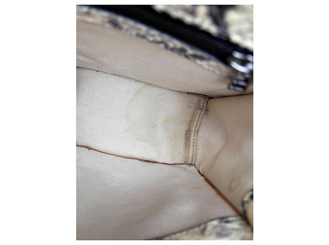Zadig & Voltaire Optimist bag beige python pattern leather - view 16