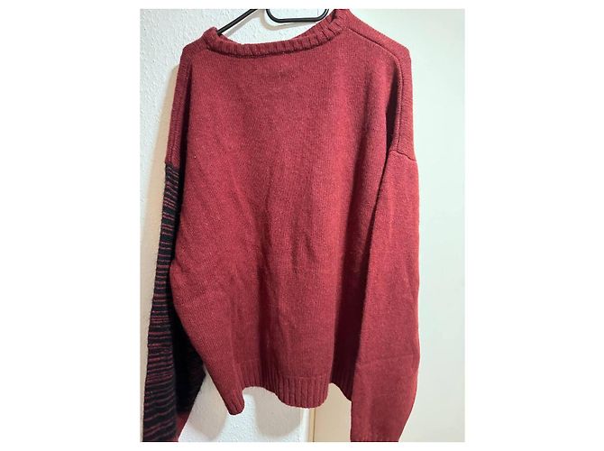 Autre Marque RUNDHALSAUFGANG-SWEATER OKTOBER Rot - Ansicht 3