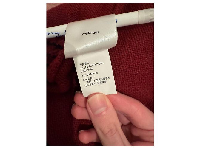 Autre Marque RUNDHALSAUFGANG-SWEATER OKTOBER Rot - Ansicht 4