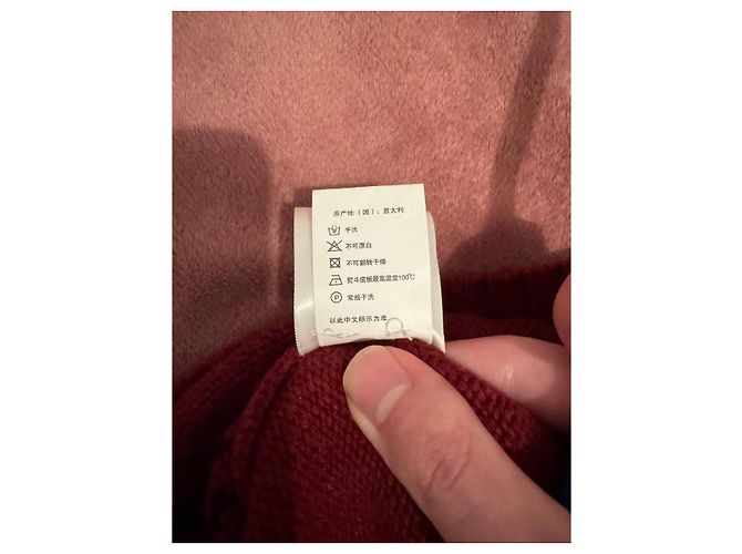 Autre Marque RUNDHALSAUFGANG-SWEATER OKTOBER Rot - Ansicht 5