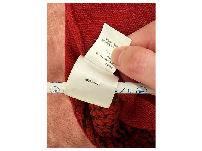 Autre Marque RUNDHALSAUFGANG-SWEATER OKTOBER Rot - Ansicht 6
