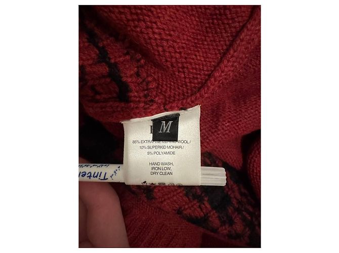 Autre Marque RUNDHALSAUFGANG-SWEATER OKTOBER Rot - Ansicht 7