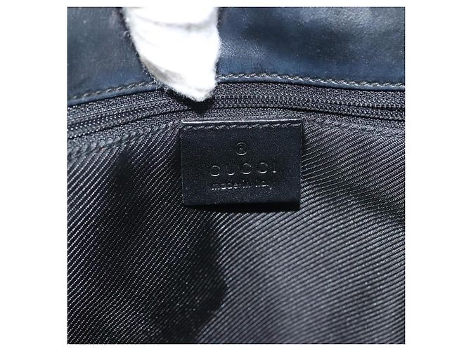 Borsa a mano Jackie in tela GG Gucci Nero Argento 002 1065 Auth ep10213 - vista 17