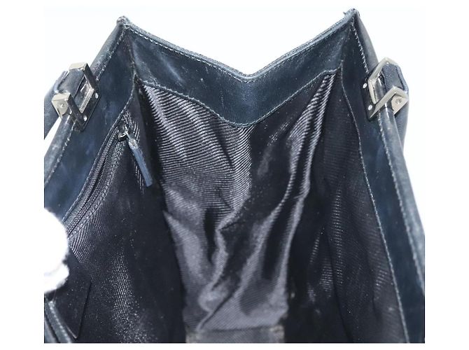 Borsa a mano Jackie in tela GG Gucci Nero Argento 002 1065 Auth ep10213 - vista 18