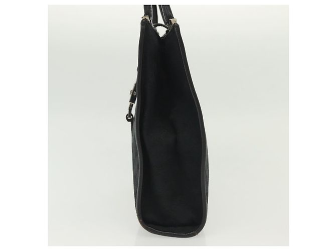 Borsa a mano Jackie in tela GG Gucci Nero Argento 002 1065 Auth ep10213 - vista 3