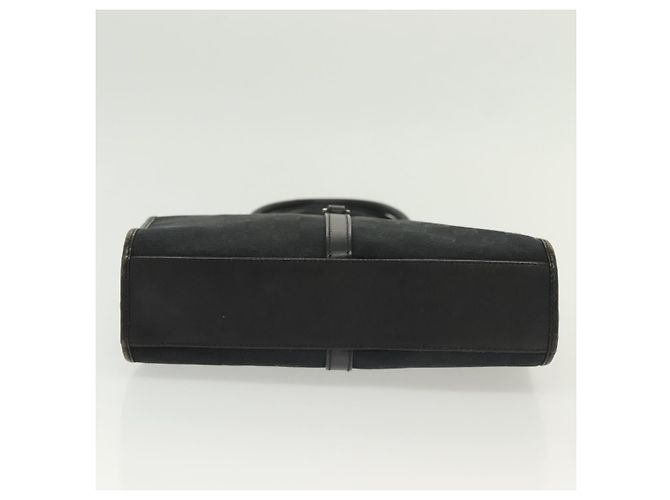 Borsa a mano Jackie in tela GG Gucci Nero Argento 002 1065 Auth ep10213 - vista 5
