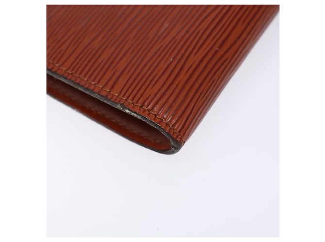 LOUIS VUITTON Epi Pochette Accesorios Pouch Marrón M52953 Auth hk2893 Castaño - vista 16