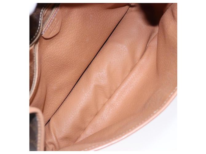 Céline Borsa a Spalla in Tela Macadam CELINE in Pelle PVC Marrone Oro Auth ep10201 D'oro - vista 10
