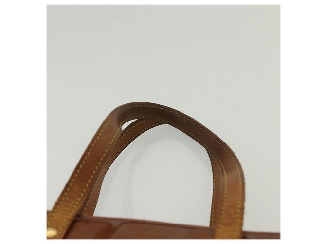 LOUIS VUITTON Borsa a Mano Monogram Vernis Reade MM Bronzo M91143 LV Auth 137924 - vista 14