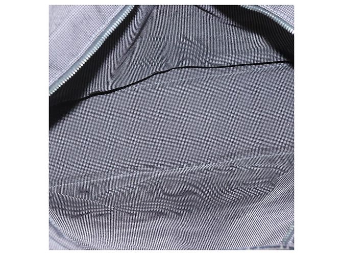 Hermès HERMES Handtasche Her Line MM Canvas Grau Silber Auth 140108 Braun - Ansicht 11