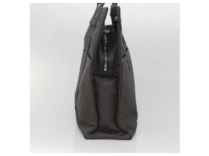 Hermès HERMES Handtasche Her Line MM Canvas Grau Silber Auth 140108 Braun - Ansicht 3