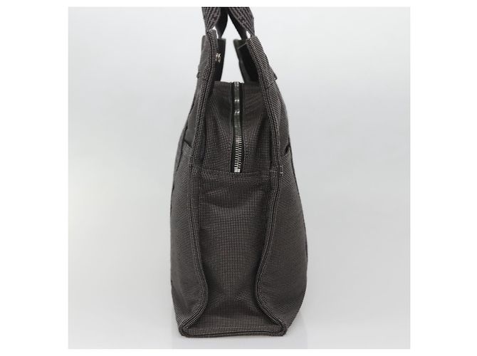 Hermès HERMES Handtasche Her Line MM Canvas Grau Silber Auth 140108 Braun - Ansicht 4