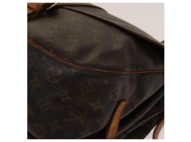 LOUIS VUITTON Borsa a Spalla Monogram Saumur 35 M42254 LV Auth 138785 Monogramma - vista 14