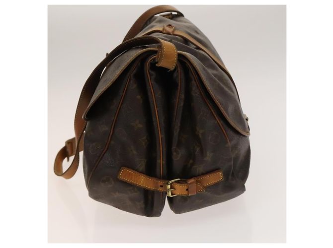 LOUIS VUITTON Borsa a Spalla Monogram Saumur 35 M42254 LV Auth 138785 Monogramma - vista 3