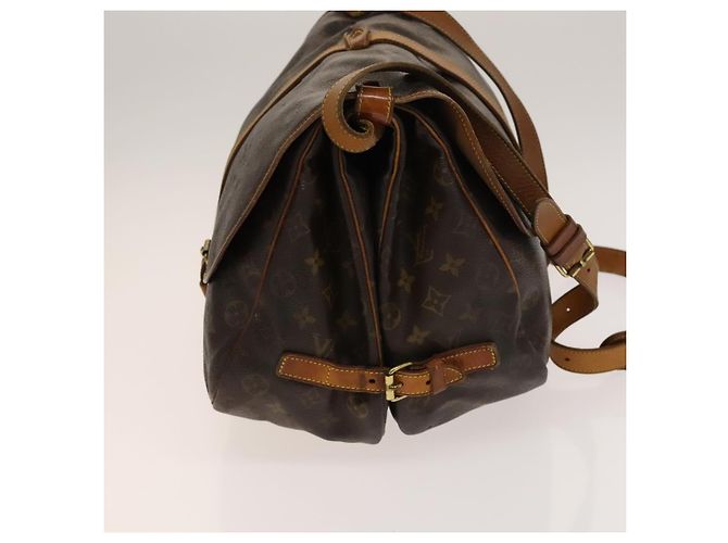 LOUIS VUITTON Borsa a Spalla Monogram Saumur 35 M42254 LV Auth 138785 Monogramma - vista 4