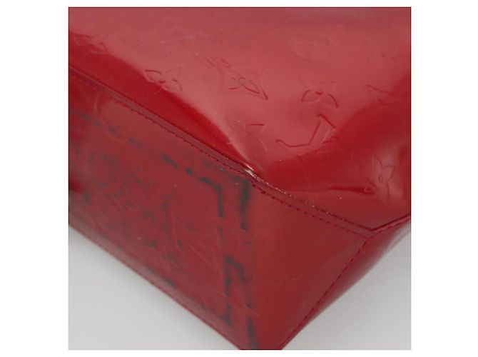 LOUIS VUITTON Handtasche Monogram Vernis Reade PM Pomme D'amour M91990 Auth BA4907 Rot - Ansicht 15