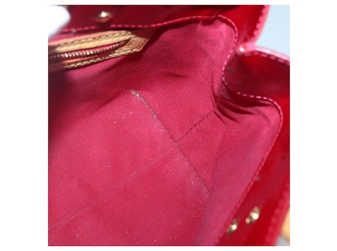 LOUIS VUITTON Handtasche Monogram Vernis Reade PM Pomme D'amour M91990 Auth BA4907 Rot - Ansicht 18
