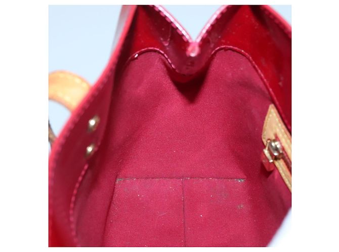 LOUIS VUITTON Handtasche Monogram Vernis Reade PM Pomme D'amour M91990 Auth BA4907 Rot - Ansicht 19
