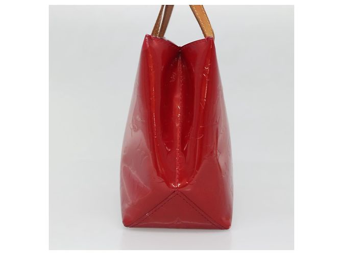 LOUIS VUITTON Handtasche Monogram Vernis Reade PM Pomme D'amour M91990 Auth BA4907 Rot - Ansicht 4