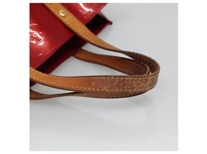 LOUIS VUITTON Handtasche Monogram Vernis Reade PM Pomme D'amour M91990 Auth BA4907 Rot - Ansicht 7