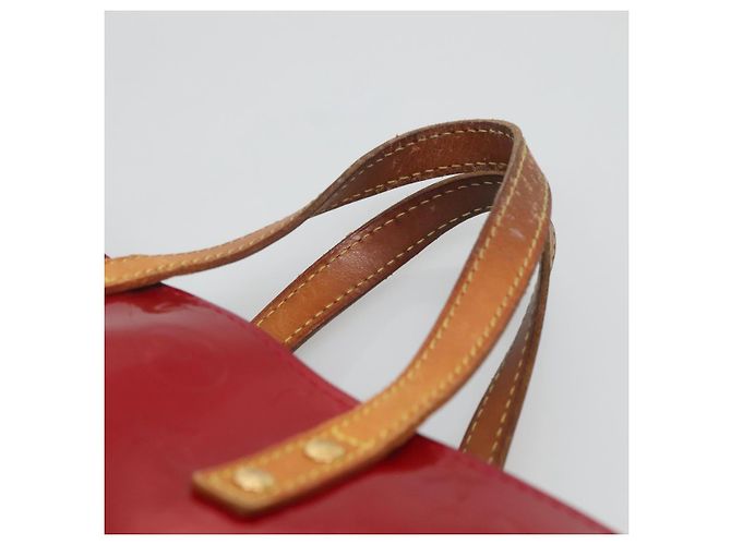 LOUIS VUITTON Handtasche Monogram Vernis Reade PM Pomme D'amour M91990 Auth BA4907 Rot - Ansicht 8