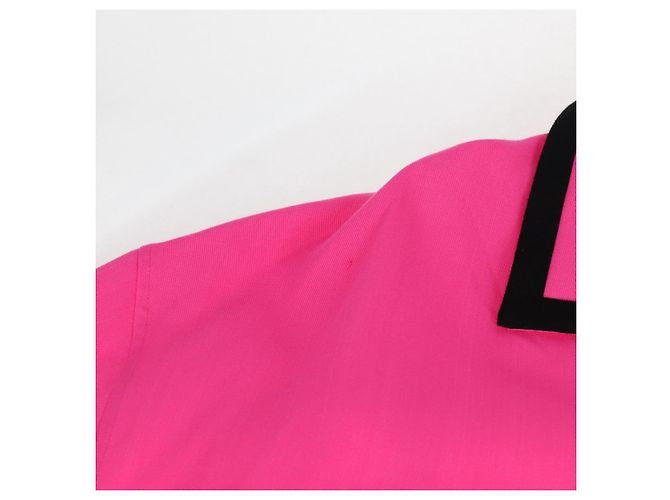 Céline CELINE Short Sleeved T Shirt Rayon Pink Auth 138998 - view 8