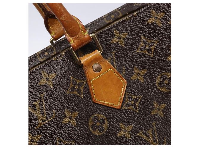 LOUIS VUITTON Borsa Sac Plat Monogram M51140 LV Auth 139007 Monogramma - vista 10