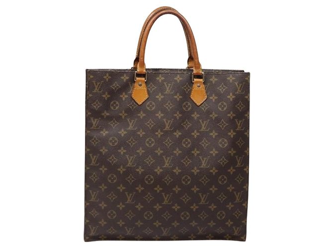 LOUIS VUITTON Borsa Sac Plat Monogram M51140 LV Auth 139007 Monogramma - vista 13