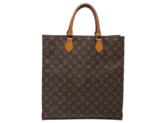 LOUIS VUITTON Borsa Sac Plat Monogram M51140 LV Auth 139007 Monogramma - vista 2