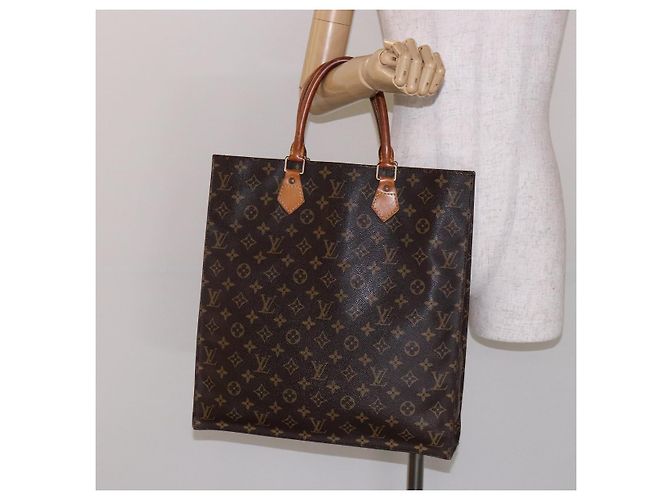 LOUIS VUITTON Borsa Sac Plat Monogram M51140 LV Auth 139007 Monogramma - vista 20