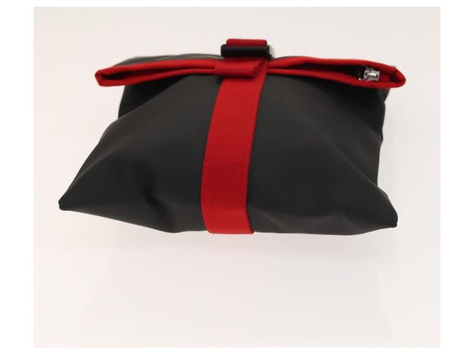 PRADA Tote Bag Nylon 4Set Weiß Khaki Schwarz Auth ki5890 - Ansicht 21