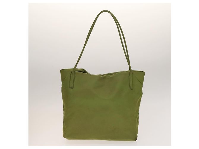 PRADA Tote Bag Nylon 4Set Weiß Khaki Schwarz Auth ki5890 - Ansicht 3