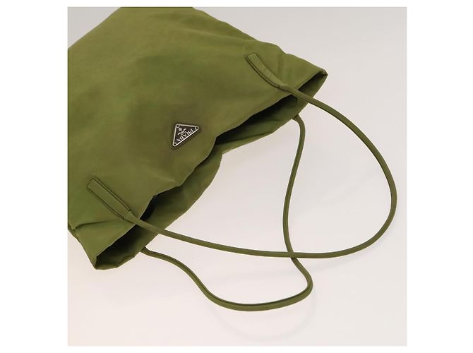 PRADA Tote Bag Nylon 4Set Weiß Khaki Schwarz Auth ki5890 - Ansicht 4