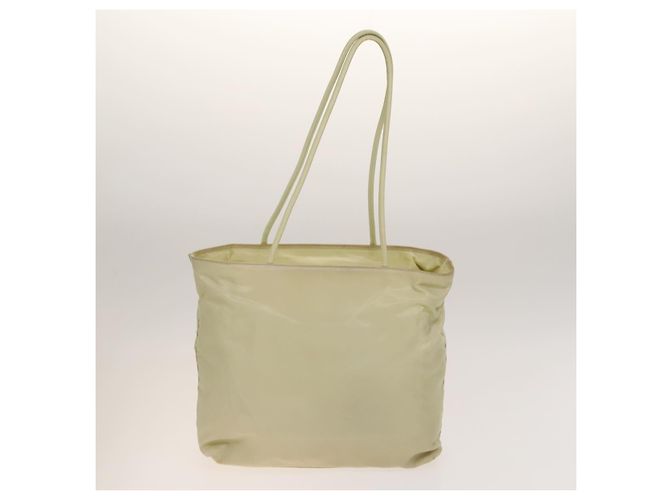PRADA Tote Bag Nylon 4Set Weiß Khaki Schwarz Auth ki5890 - Ansicht 8