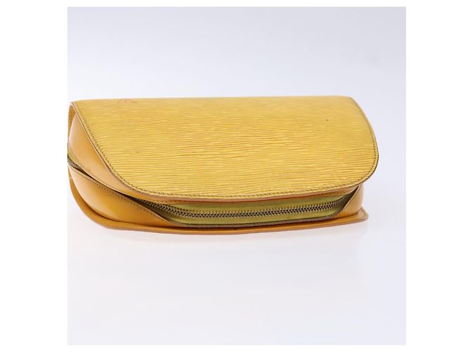 LOUIS VUITTON Pochette Dauphine GM Epi Giallo LV Auth 140087 - vista 5