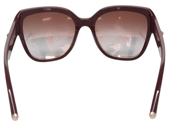 Dolce & Gabbana Gafas de sol DOLCE&GABBANA Plástico Rojo Auth BA5048 Roja - vista 3