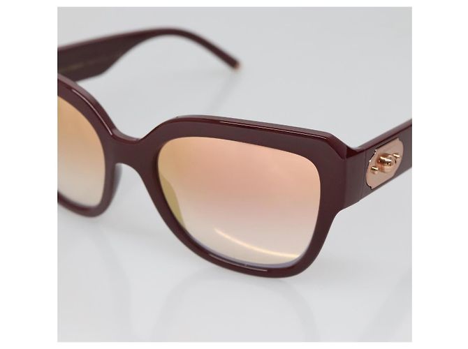 Dolce & Gabbana Gafas de sol DOLCE&GABBANA Plástico Rojo Auth BA5048 Roja - vista 7