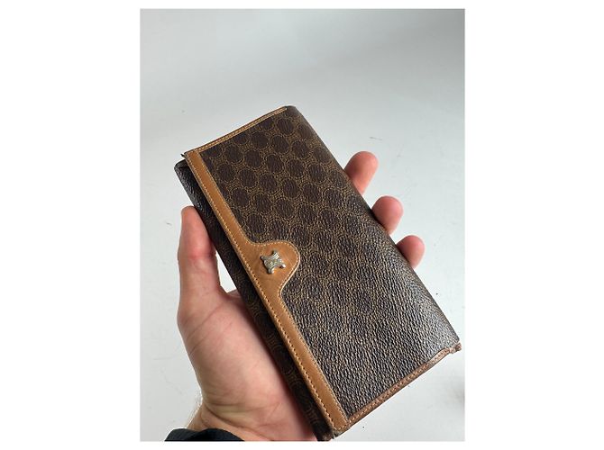 Céline Vintage Celine Paris Leather wallet brown - view 3