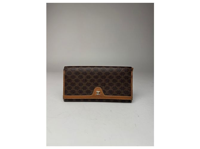 Céline Vintage Celine Paris Leather wallet brown - view 4