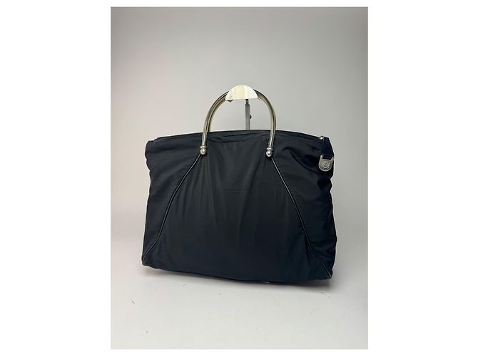 Vintage Loewe Madrid Canvas Handtasche Schwarz - Ansicht 14