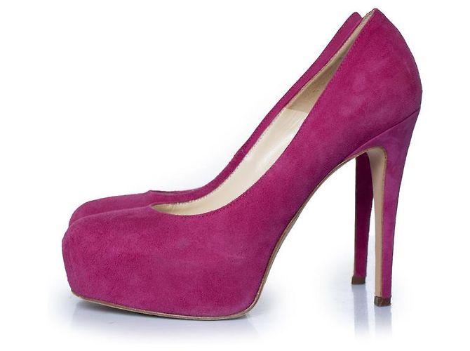 Brian Atwood Maison Margiela, zeppe in pelle marrone - vista 2