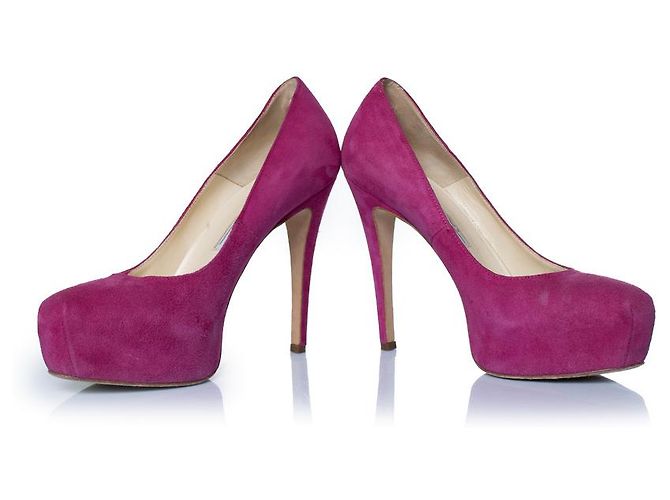 Brian Atwood Maison Margiela, zeppe in pelle marrone - vista 5