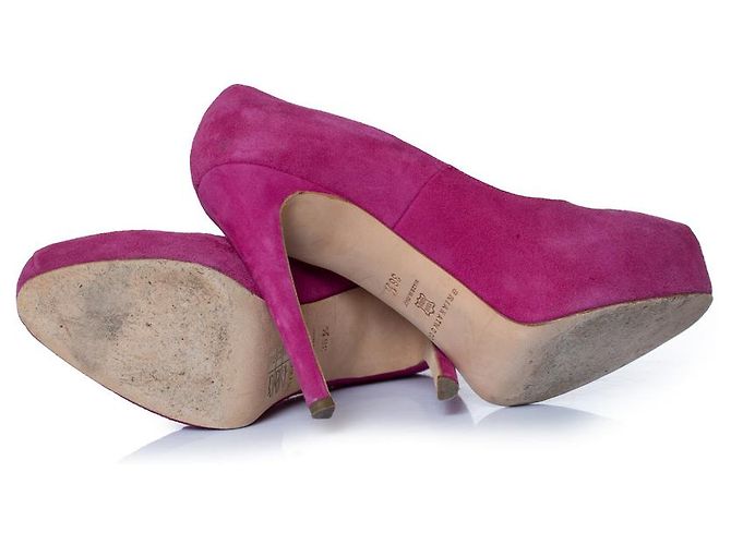 Brian Atwood Maison Margiela, zeppe in pelle marrone - vista 7