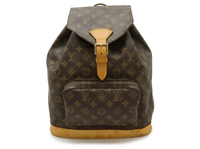 Zaino Montsouris GM in Monogramma Louis Vuitton Marrone - vista 2