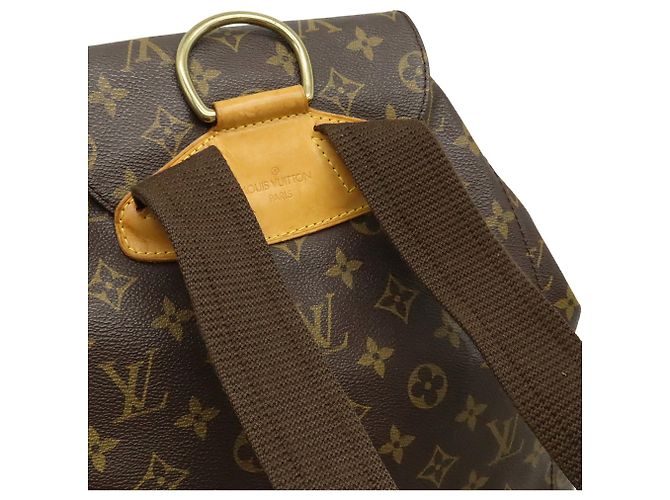 Zaino Montsouris GM in Monogramma Louis Vuitton Marrone - vista 5