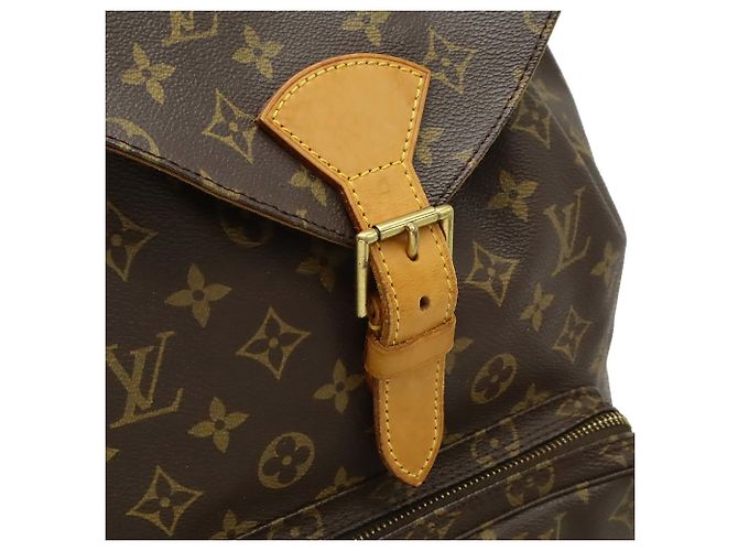 Zaino Montsouris GM in Monogramma Louis Vuitton Marrone - vista 7