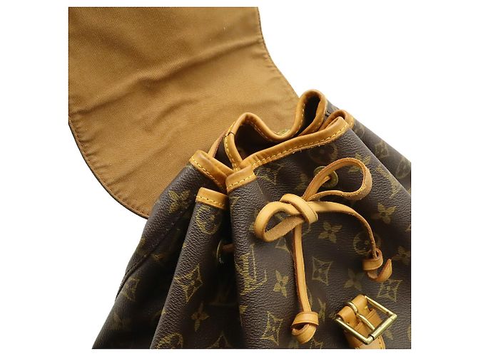 Zaino Montsouris GM in Monogramma Louis Vuitton Marrone - vista 8